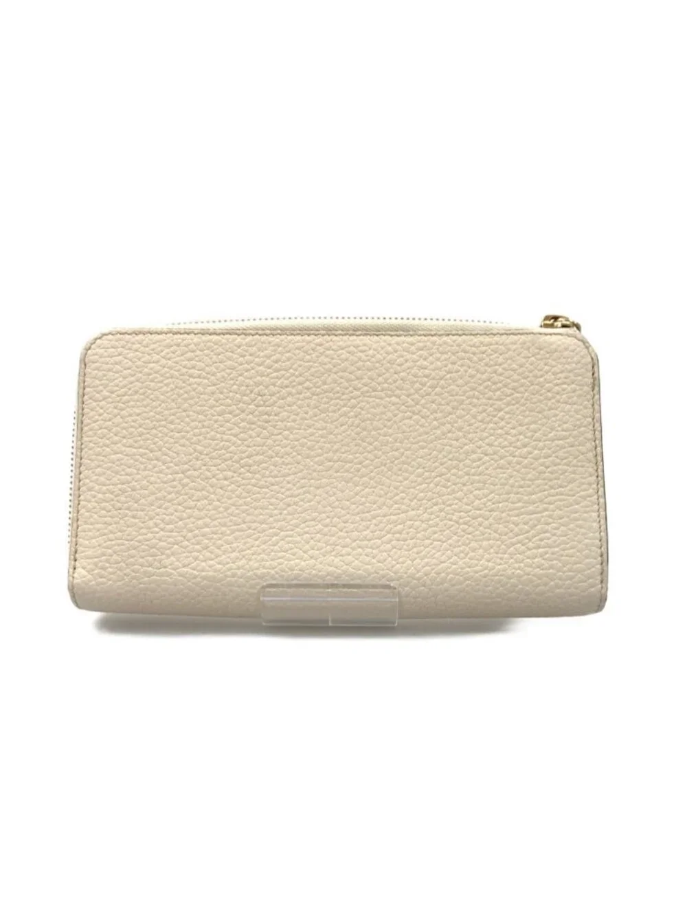 Louis Vuitton Taurillon Portefeuille Comet L Zipper Wallet Ivory